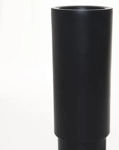 Květináč ESCADA, sklolaminát, výška 90 cm, černá