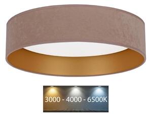 BRILAGI - LED Stropní svítidlo VELVET LED/24W/230V 3000/4000/6400K béžová/zlatá BG0270