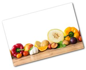 Kuchyňská deska velká skleněná Ovoce a zelenína pl-ko-80x52-f-83957885