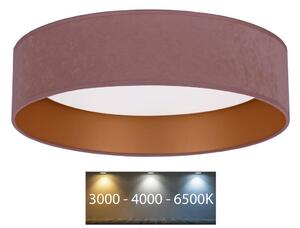 BRILAGI - LED Stropní svítidlo VELVET LED/24W/230V 3000/4000/6400K růžová/zlatá BG0271