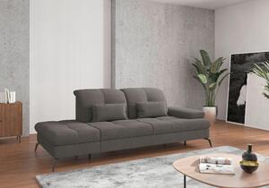 LENOŠKA, textil, barvy grafitu Sit & More - Online Only sedačky, Online Only