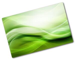 Deska na krájení skleněná Zelené vlny pozadí pl-ko-80x52-f-84906654