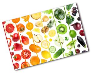 Kuchyňská deska velká skleněná Ovoce a zelenína pl-ko-80x52-f-84954572
