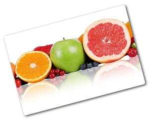 Kuchyňská deska velká skleněná Barevné ovoce pl-ko-80x52-f-85350423