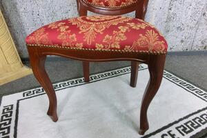 (3552) SEDIA CASTELLO zámecká židle bordó