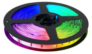 LED RGB Stmívatelný pásek LED/14W/230V 10 m + dálkové ovládání