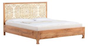 Postel masiv 180x200 Lakadee mango (Manželská postel 180x200 masiv)