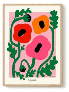 PSTR studio Plagát Summer Poppies
