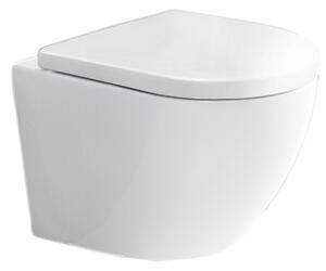 Mereo Mereo, WC závěsné kapotované, RIMLESS, 490x370x360, keramické, vč. sedátka CSS115SN, VSD82S2