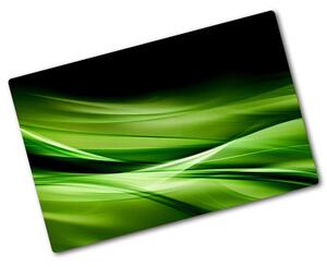 Deska na krájení skleněná Zelené vlny pozadí pl-ko-80x52-f-87078667