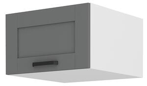 Horní kuchyňská skříňka Lucid WH 60 NAGU 36 1 F (dustgrey + bílá). 1045550