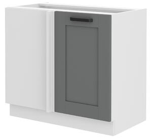 Dolní kuchyňská skříňka Lucid 105 ND 1F BB (dustgrey + bílá). 1045534