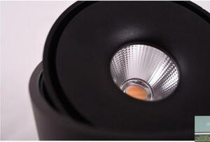LED Stropní přisazené svítidlo AZzardo Boston Tube black AZ3468 10W 810lm 3000K IP20 8,2cm černé stmívatelné