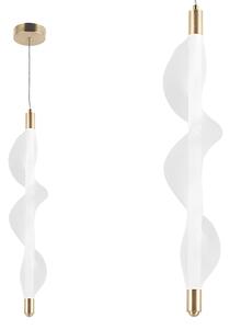 Toolight LED osvětlení se spirálovitým tvarem G008-1CP bílá/zlatá