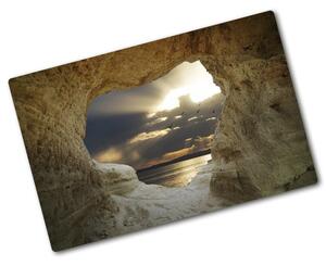 Kuchyňská deska skleněná Nadmořská jeskyně pl-ko-80x52-f-88583308