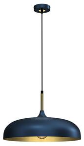 Milagro Lustr na lanku LINCOLN 1xE27/60W/230V pr. 45 cm modrá MI1798