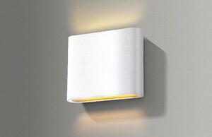 LED Venkovní nástěnné svítidlo AZzardo Cremona S white AZ2179 6W 340lm 3000K IP54 11,5cm bílé