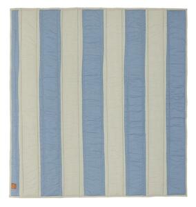 Modrá/krémová dětská hrací podložka 130x140 cm Striped – OYOY Mini