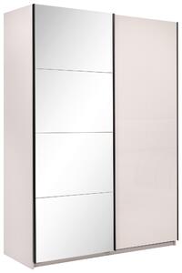 ŠATNÍ SKŘÍŇ S POSUVNÝMI DVEŘM, kašmírová, 150/210/62 cm MID.YOU - Šatní skříně, Online Only