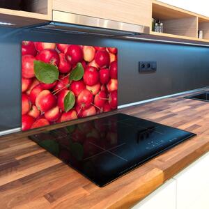 Kuchyňská deska velká skleněná Červená jablka pl-ko-80x52-f-91288454