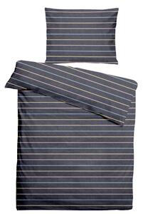 POVLEČENÍ, flanel, tmavě modrá, 140/200 cm - Povlečení