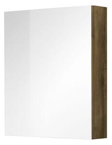 Mereo Mereo, Aira koupelnová galerka 60 cm, zrcadlová skříňka, dub Halifax, CN715GH