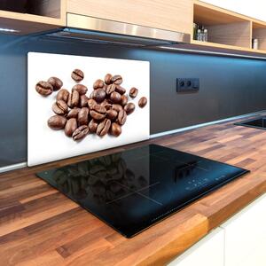 Kuchyňská deska velká skleněná Zrnka kávy pl-ko-80x52-f-91996009
