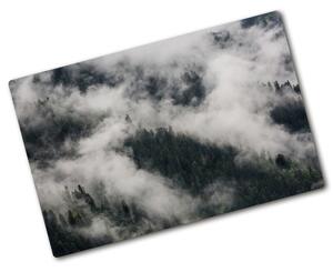 Kuchyňská deska skleněná Mlha nad lesem pl-ko-80x52-f-92103415