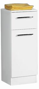 SPODNÍ SKŘÍŇKA, bílá, bílá, 30/81/33 cm Carryhome - Koupelnové série