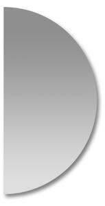 PURE HALFMOON půlkruhoé zrcadlo na chodbu do předsíně nástěnné 120 x 60 cm s leštěnou hranou do koupelny na zeď 411-408 PURE HALFMOON
