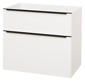 Mereo Mereo, Mailo, koupelnová skříňka 81 cm, bílá, dub, antracit, CN541SB