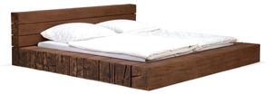 Futonová masivní postel z trámu 180x200 Woodlive (Postel masiv 180x200)