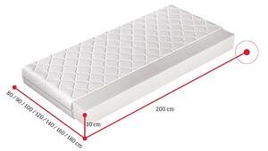 Pěnová matrace ZEUS 10 cm, 90x200 cm