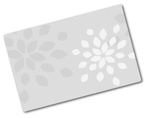 Deska na krájení tvrzená Květinový vzor pl-ko-80x52-f-94871206