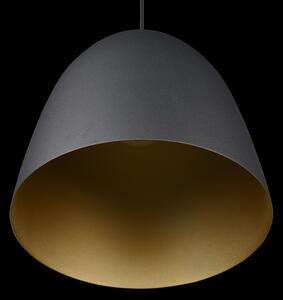 Trio R30661080 závěsné stropní svítidlo Tilda 1x40W | E27 - nastavitelná výška, černá, zlatá