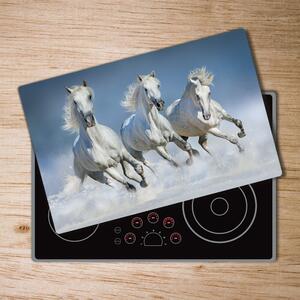 Kuchyňská deska skleněná Koně ve cvalu pl-ko-80x52-f-95257907