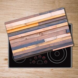 Kuchyňská deska velká skleněná Dřevěná stěna pl-ko-80x52-f-95769214