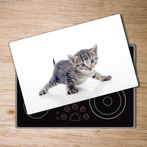 Kuchyňská deska skleněná Malá kočka pl-ko-80x52-f-95620650