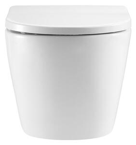 Mereo Mereo, WC závěsné kapotované, tiché splachování, RIMLESS, 495x360x370, keramické, vč. sedátka CSS115SN, VSD82T2
