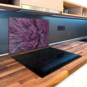 Kuchyňská deska velká skleněná Růžový kožich pl-ko-80x52-f-97730834