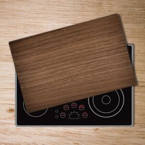Kuchyňská deska velká skleněná Dřevěné pozadí pl-ko-80x52-f-98717110