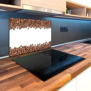 Kuchyňská deska velká skleněná Zrnka kávy pl-ko-80x52-f-98900337