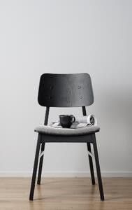 Černá dubová jídelní židle Rowico Boder
