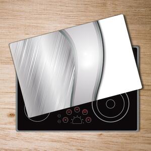 Kuchyňská deska velká skleněná Kovová abstrakce pl-ko-80x52-s-173147762