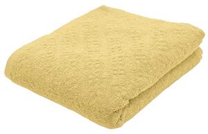 Ručník Basic 50 x 90 cm žlutý, 100% bavlna