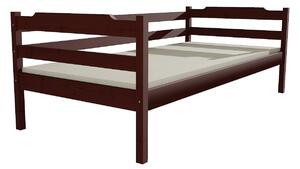 Vomaks unit, s.r.o. Dětská postel DP 007 XL Povrchová úprava: surové dřevo, Rozměr: 120 x 200 cm