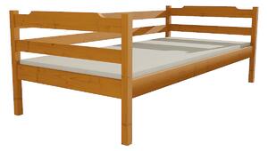 Vomaks unit, s.r.o. Dětská postel DP 007 XL Povrchová úprava: netransparentní barva růžová, Rozměr: 140 x 200 cm
