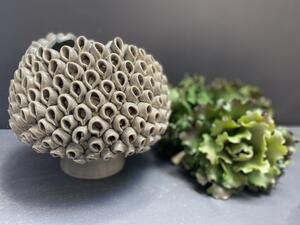 Animadecor Váza Earthenware šedá 21 cm