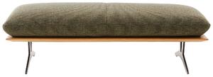 TABURETOVÁ LAVICE, dřevo, textil, 150/43/60 cm Dieter Knoll - Taburety