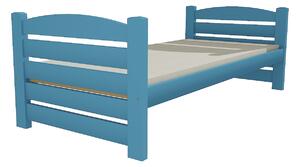 Vomaks unit, s.r.o. Dětská postel DP 011 XL Povrchová úprava: netransparentní barva modrá, Rozměr: 160 x 200 cm